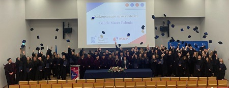 Uroczystość zakończenia studiów w 2022 r. w INPiSM