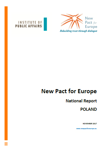 miniatura Prof. Janusz Węc is a co-author of the Polish Reflection Group's report prepared for the project - New Pact for Europe