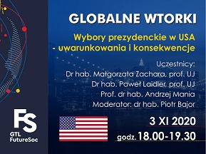 miniatura Globalne Wtorki: Wybory prezydenckie w USA – uwarunkowania i konsekwencje - seminarium online