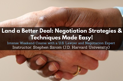 miniatura On-line course -  Negotiation Strategies & Techniques Made Easy!